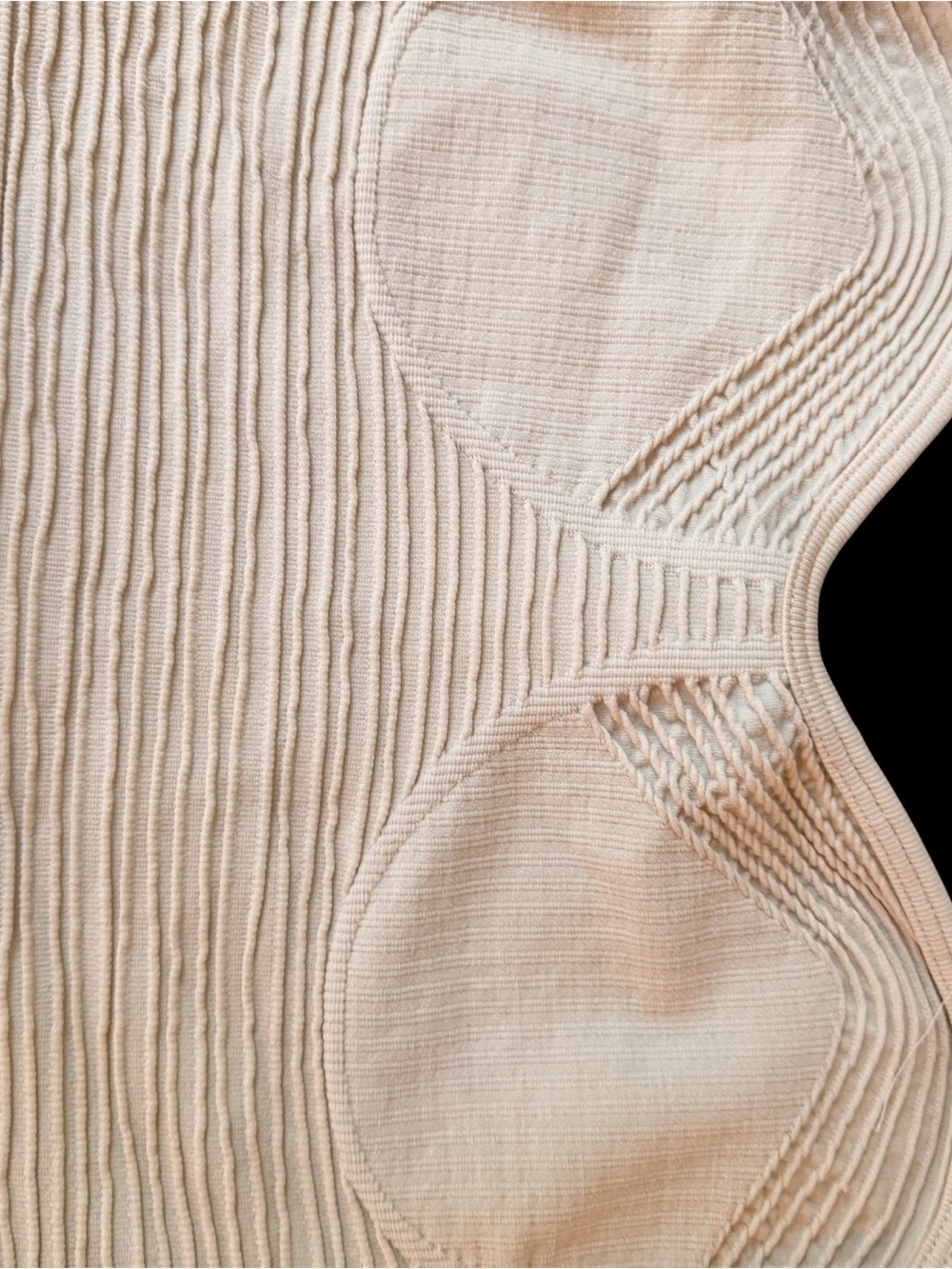 Sincerely Jules Cream Ribbed Top - Picture 2 of 4